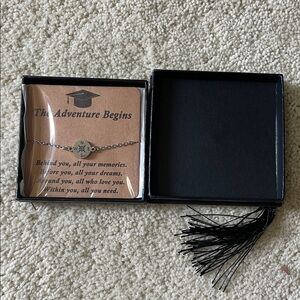 Silver Compass Necklace with Gift Box